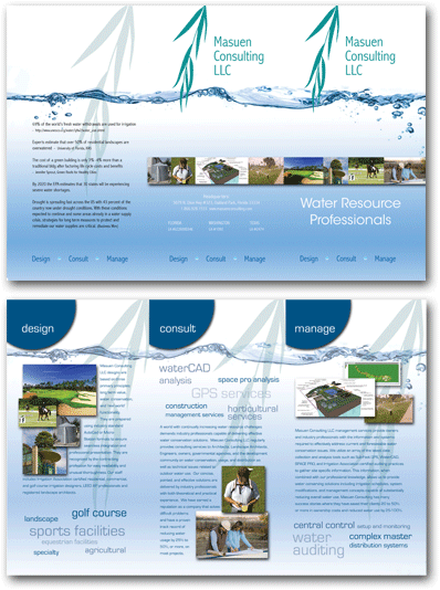 11 x 17 tri-fold brochure