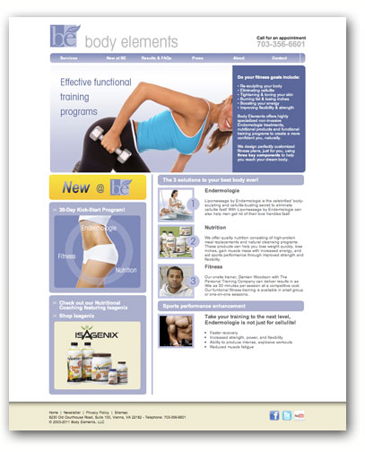 Body Elements Website