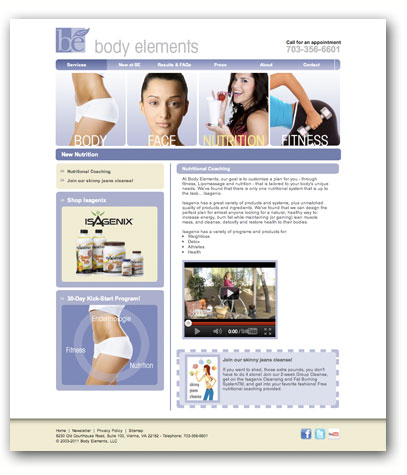 Body Elements Website