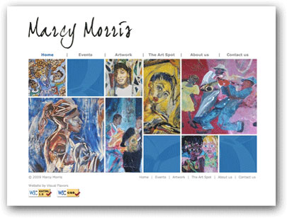Marcy Morris website design