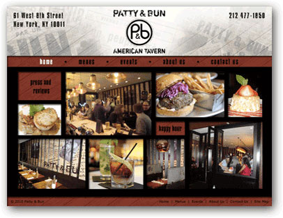 Patty and Bun Website